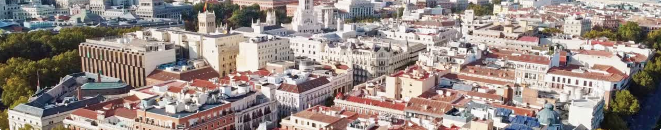 Vista aérea de Madrid